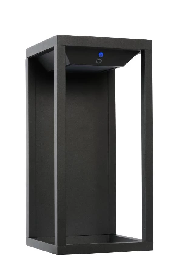 Lucide TENSO SOLAR - Wandlamp Buiten - LED - 1x2,2W 3000K - IP54 - Antraciet - uit